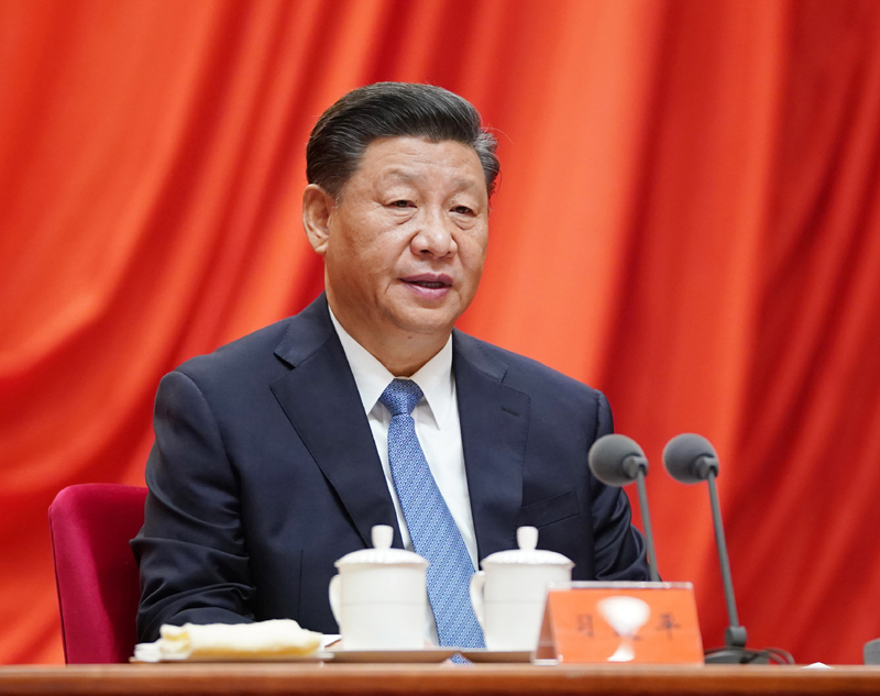 △2021年1月22日,习近平在中国共产党第十九届中央纪律检查委员会第五次全体会议上发表重要讲话。